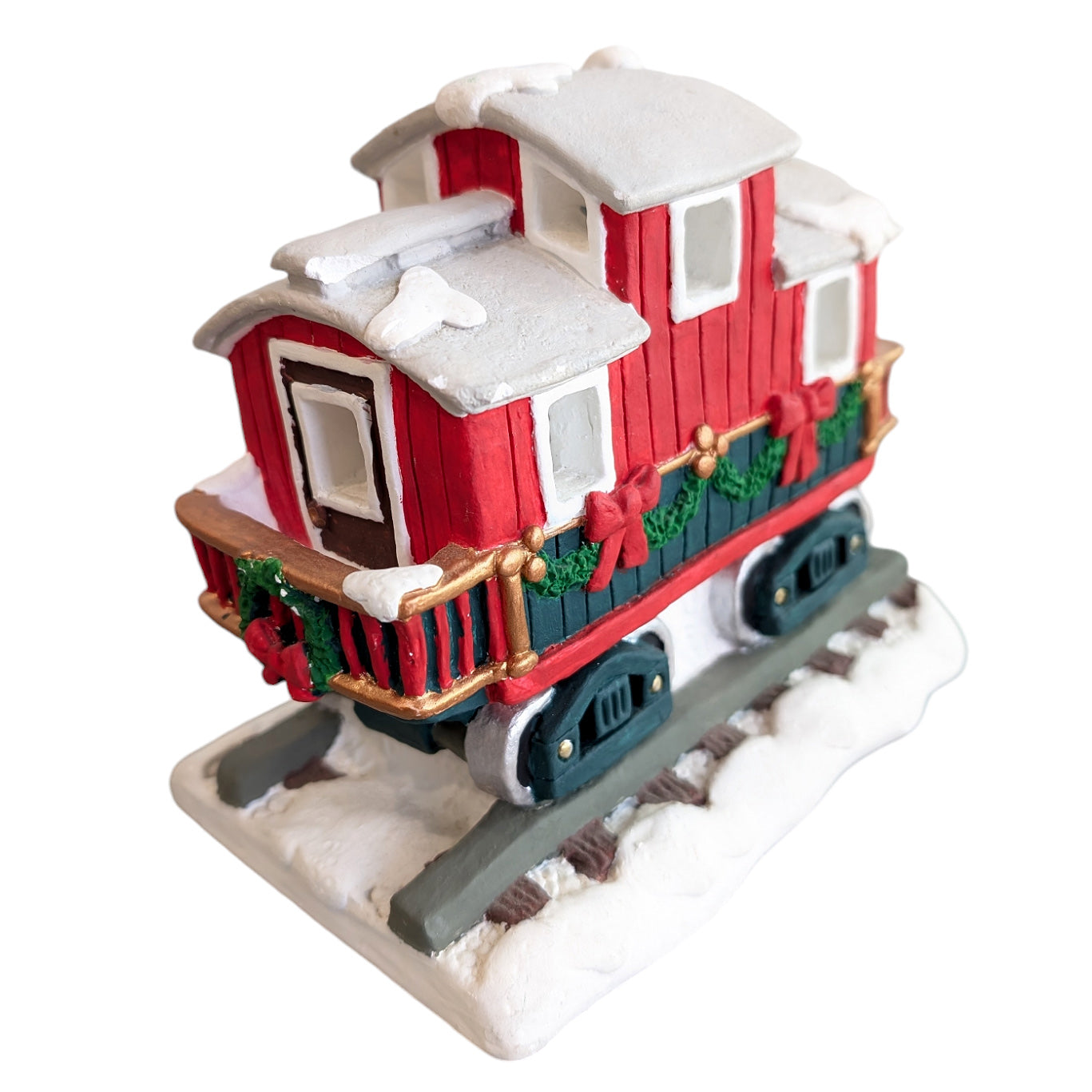 Red Train Ornaments