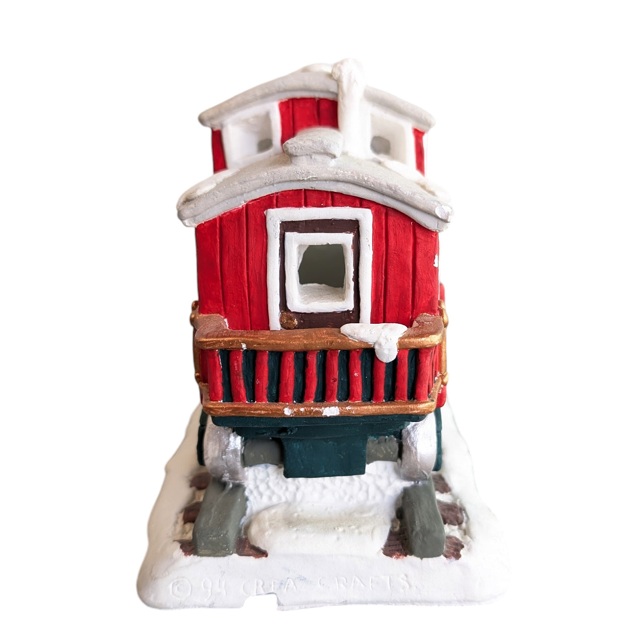Red Train Ornaments