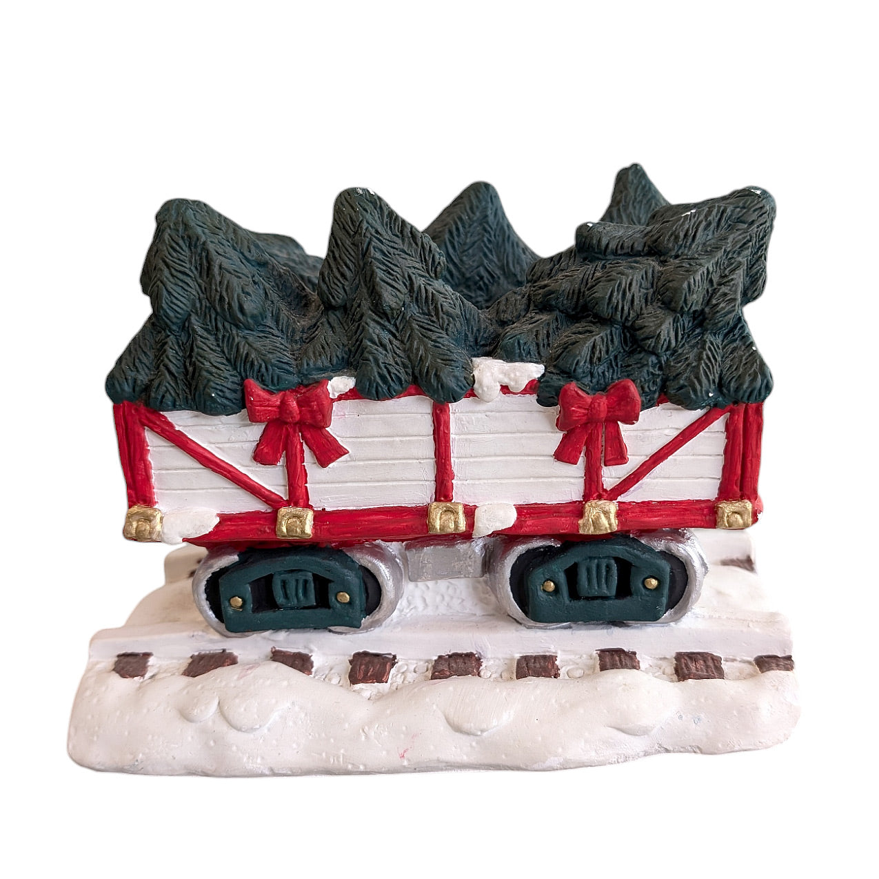 Red Train Ornaments