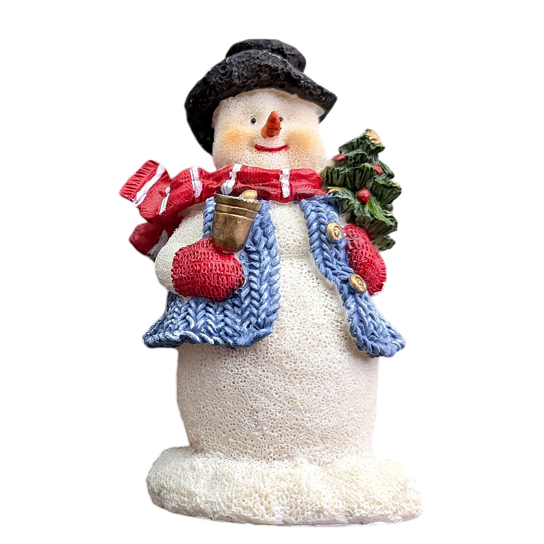 Snowman with Bell & Tree