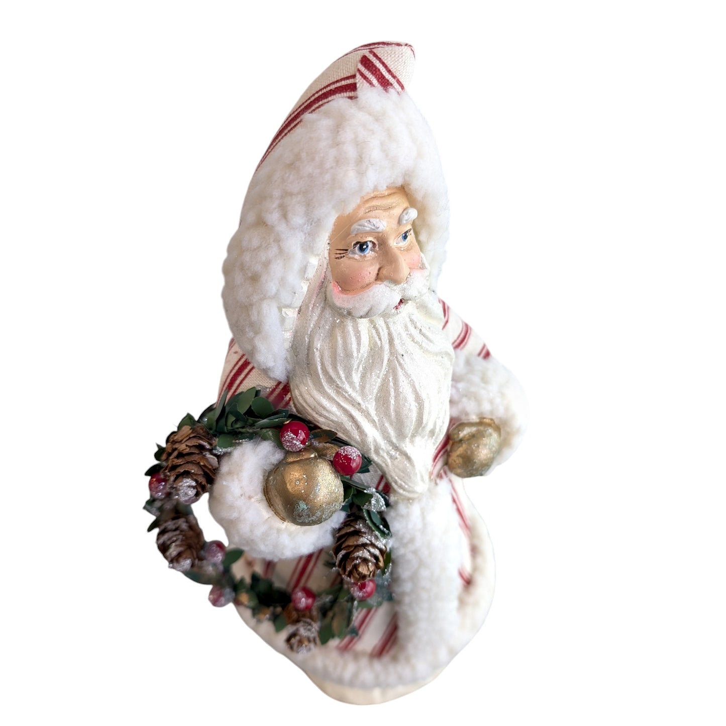 Santa with Red & White Stripe Robe
