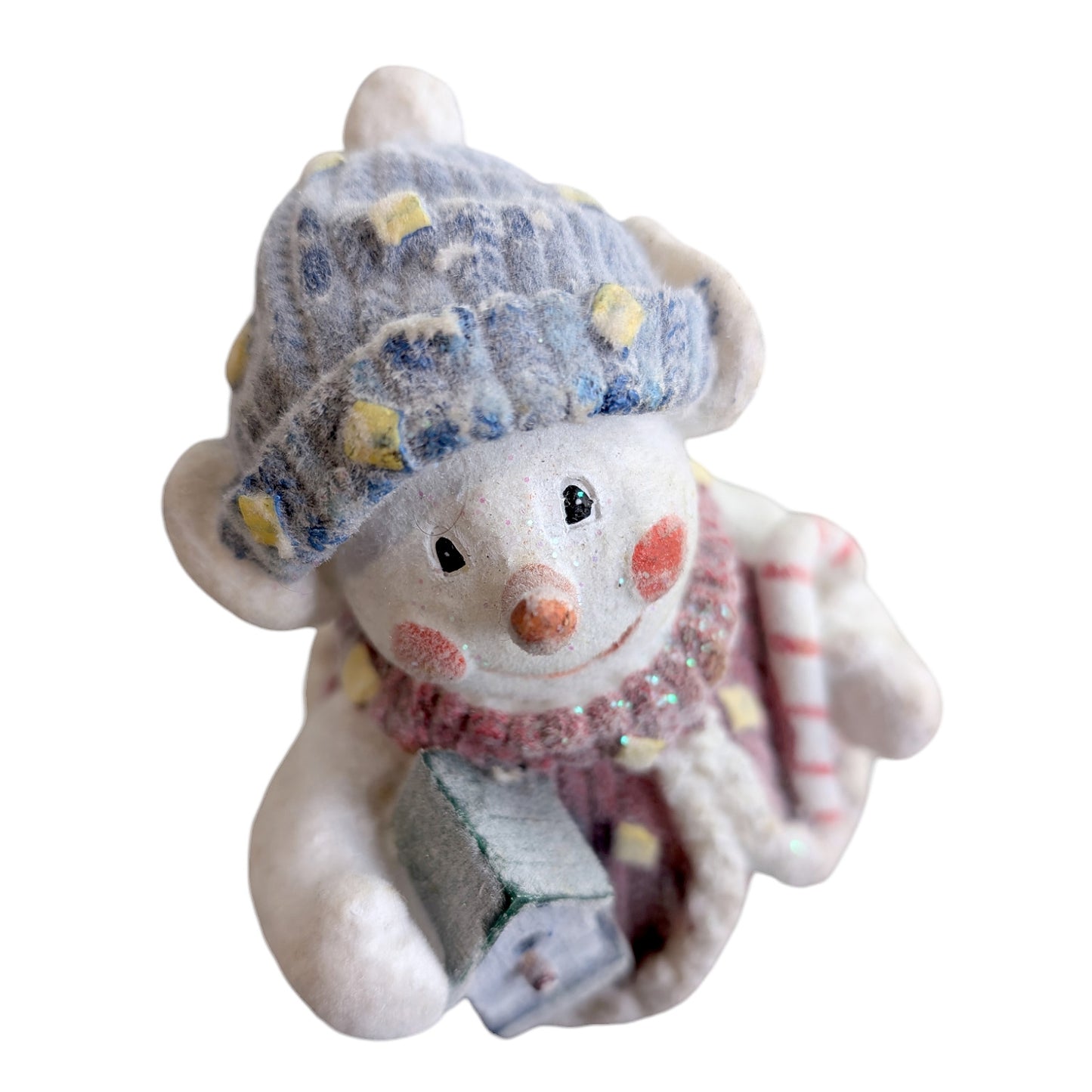 Cute Snowman with Candy Cane