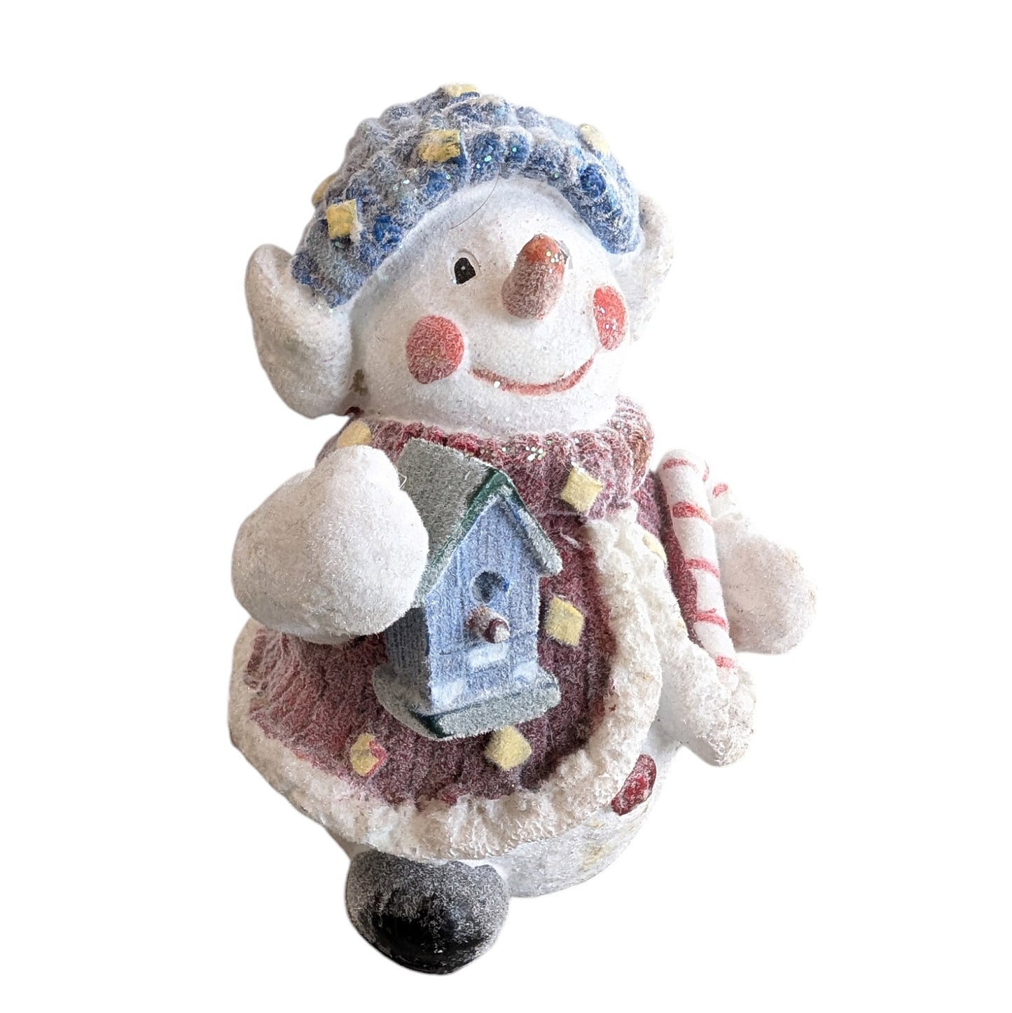 Cute Snowman with Candy Cane