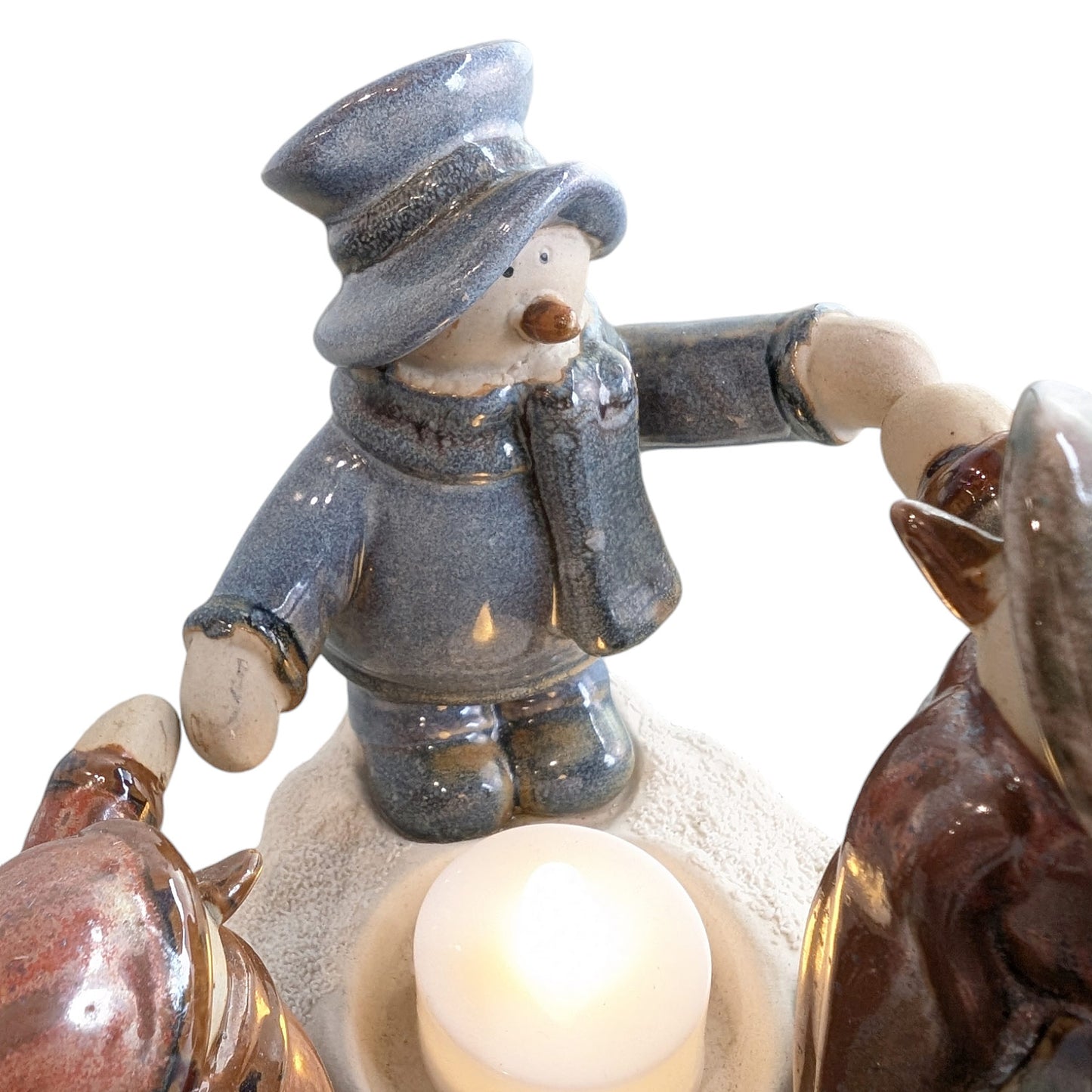 Warm Snowmen Candle