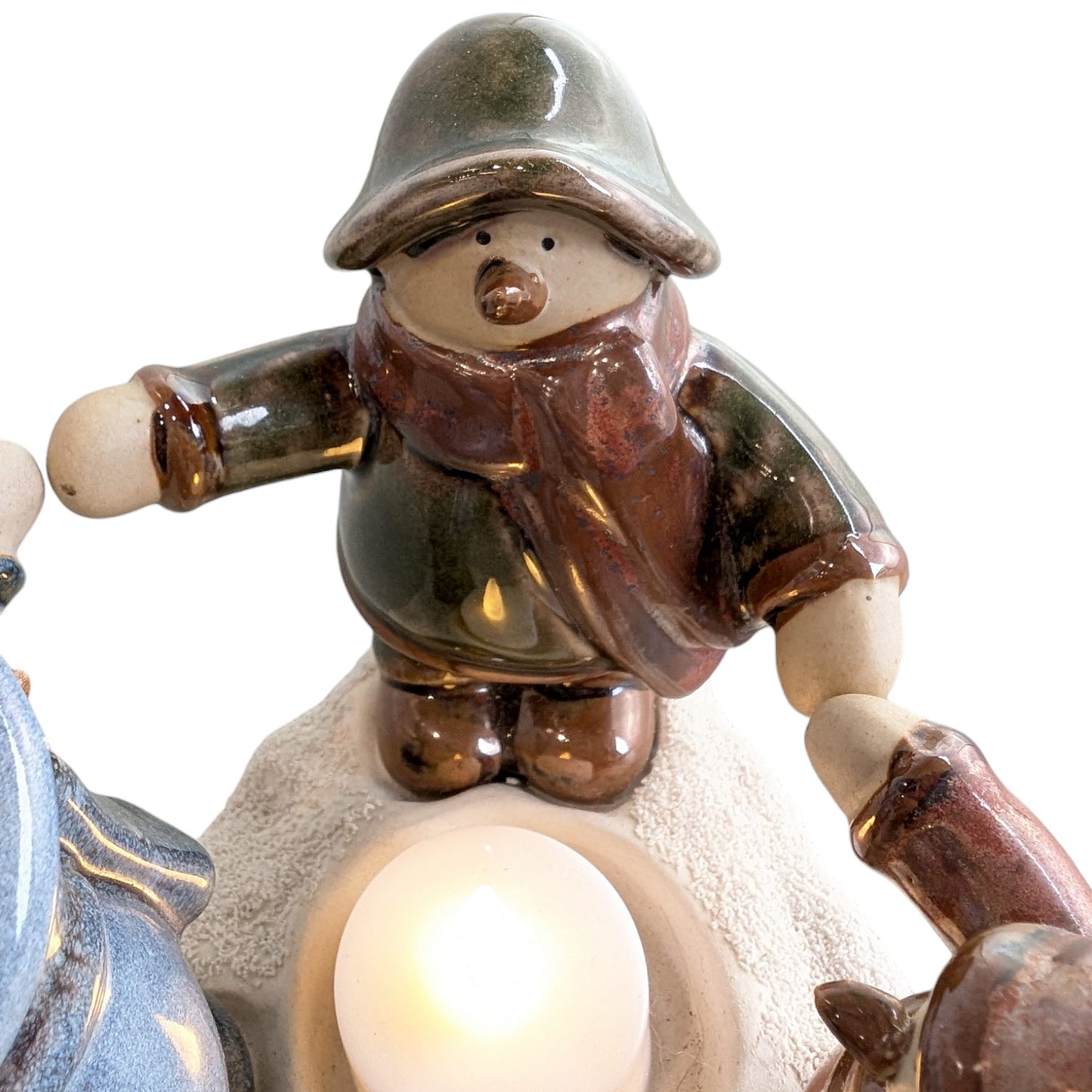 Warm Snowmen Candle