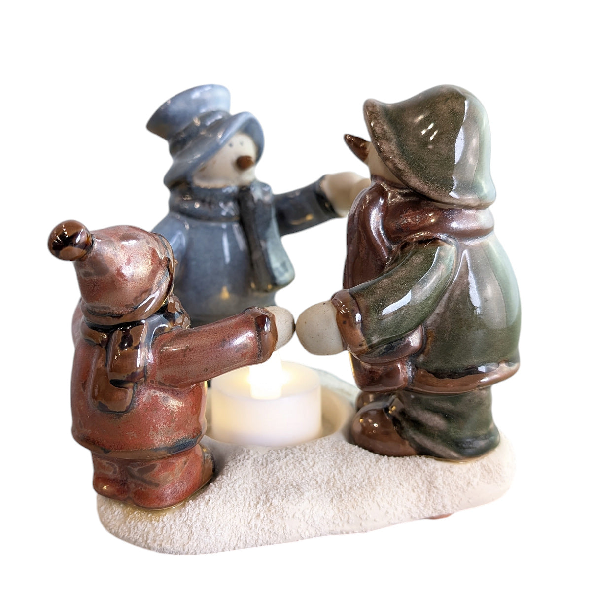 Warm Snowmen Candle
