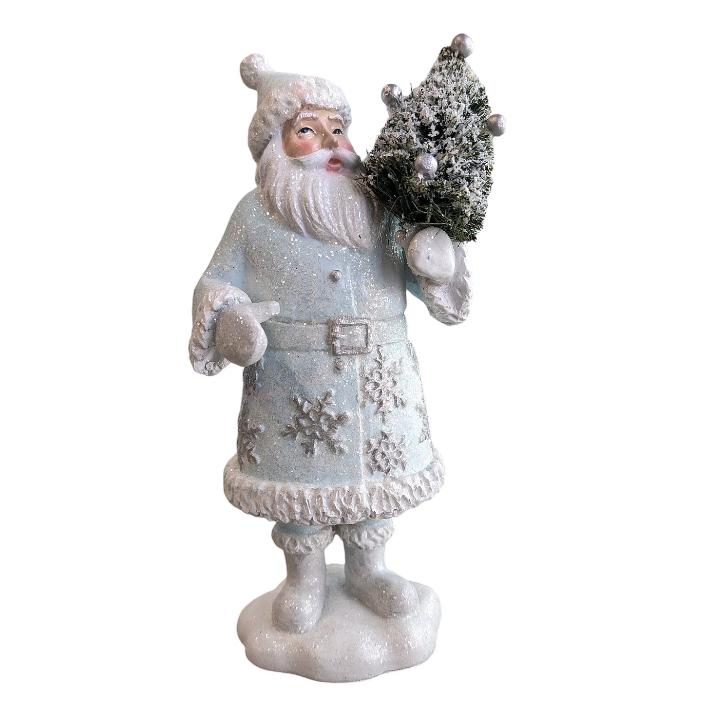 Santa with Mini Christmas Tree