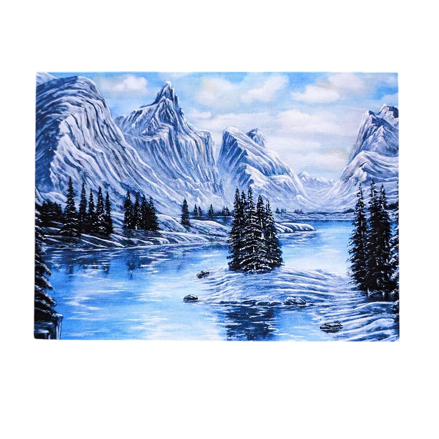 Greeting Card - Snow Mountain