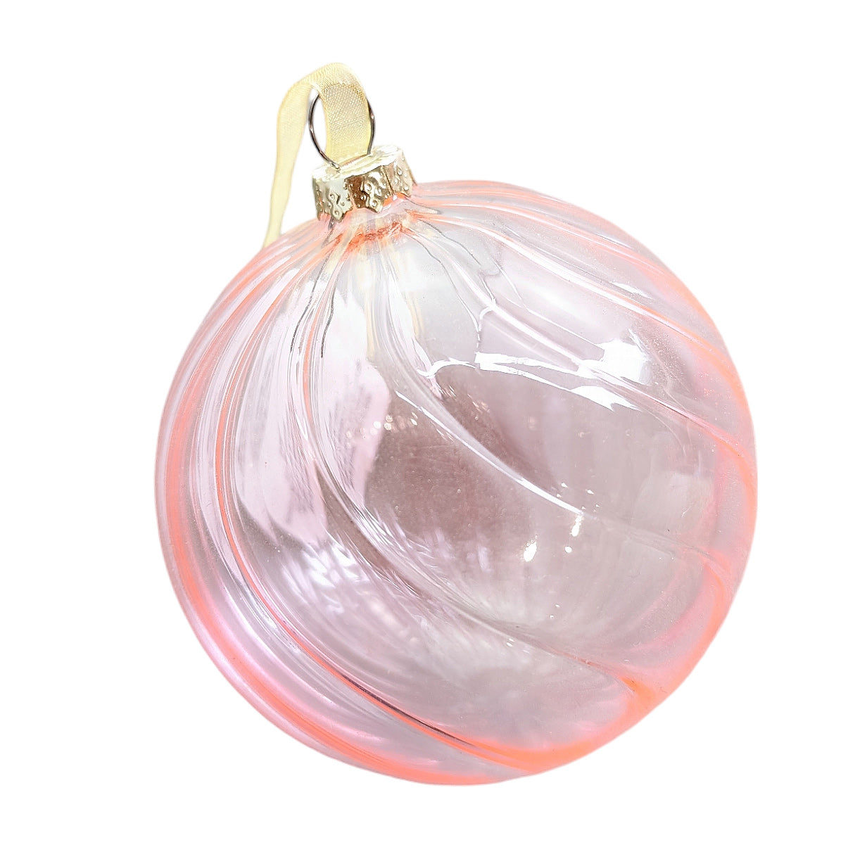 Tree Ornament - 4" Pink Glass Balls