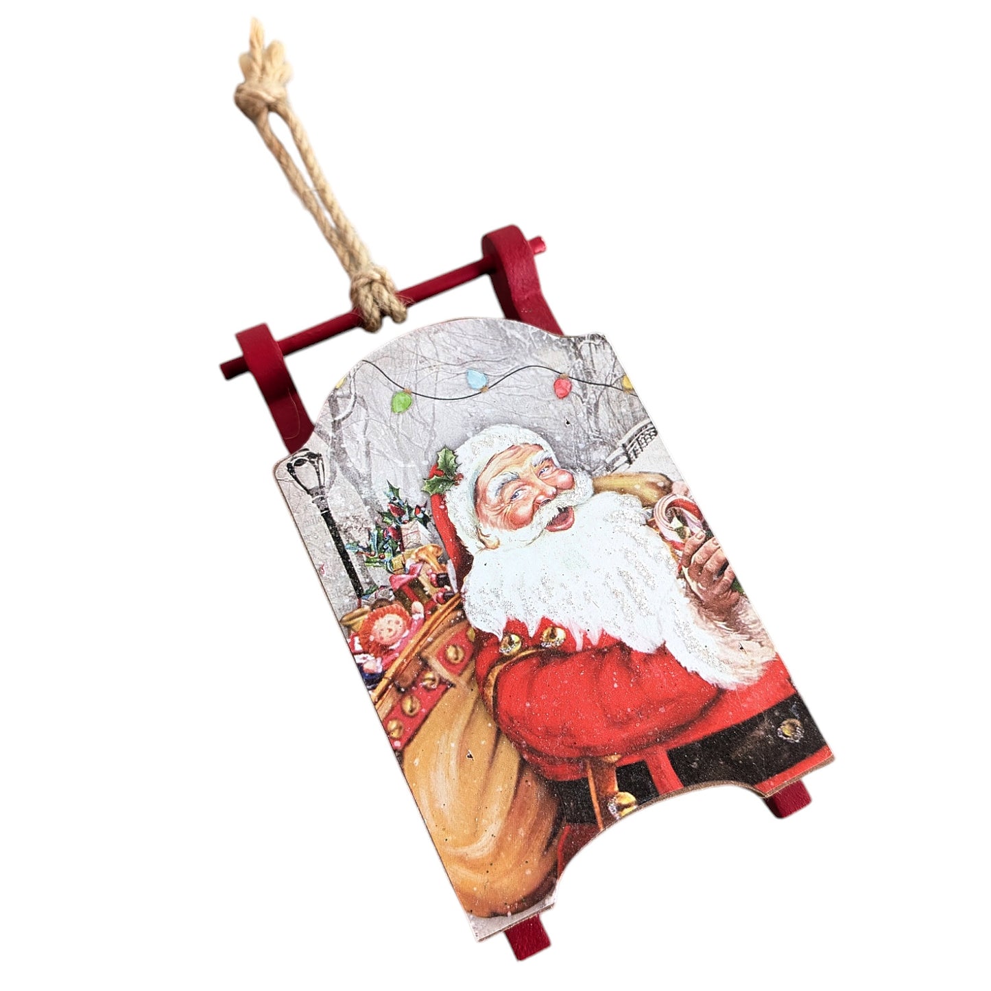Tree Ornament - Santa Sled