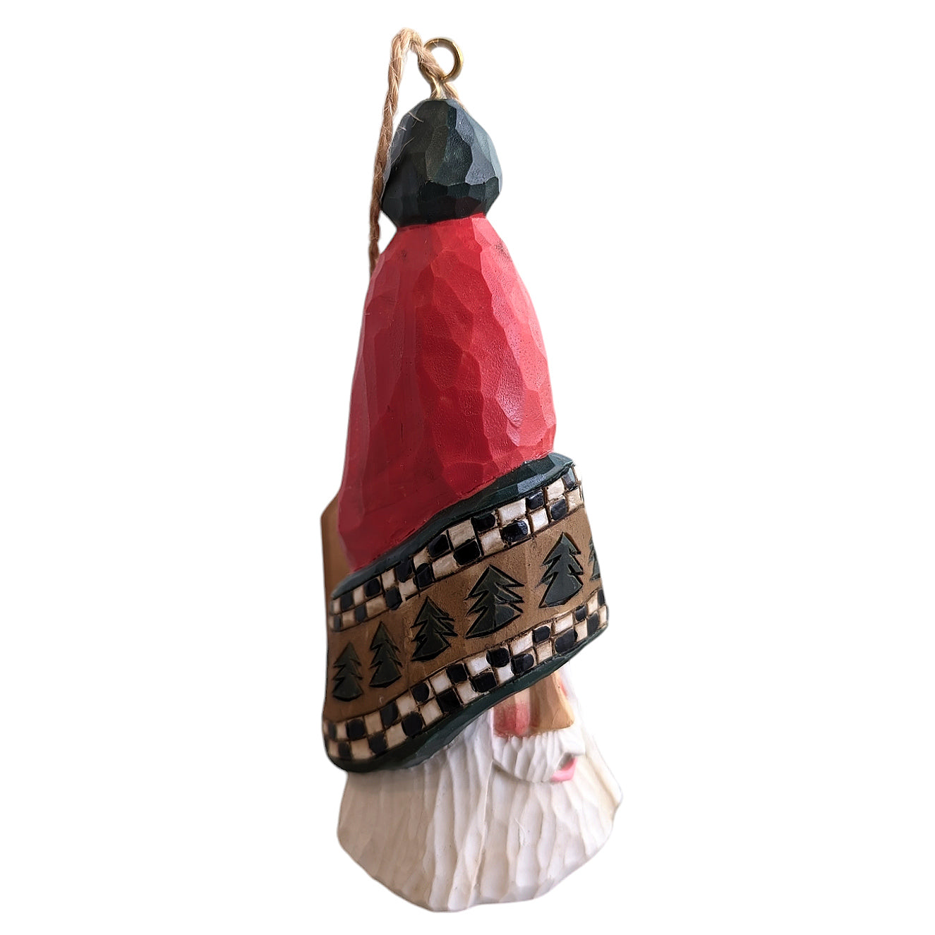 Tree Ornament - Resin Santa Heads