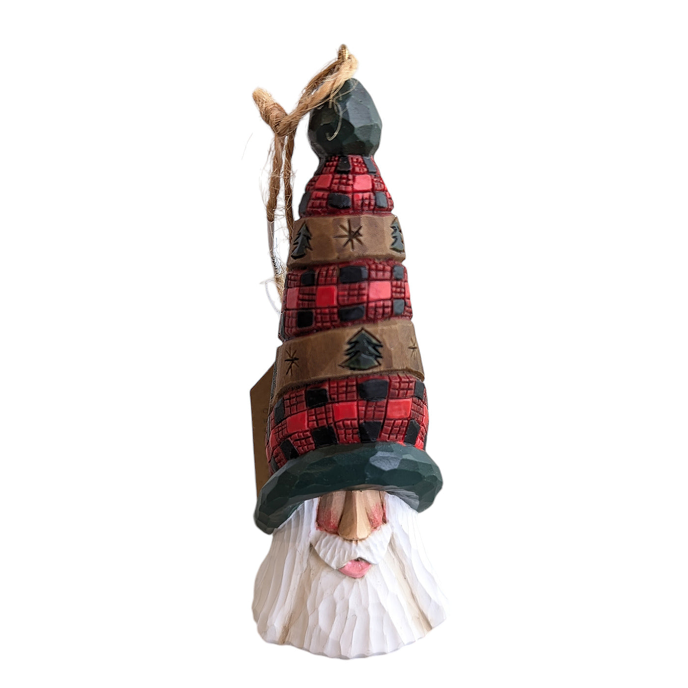 Tree Ornament - Resin Santa Heads