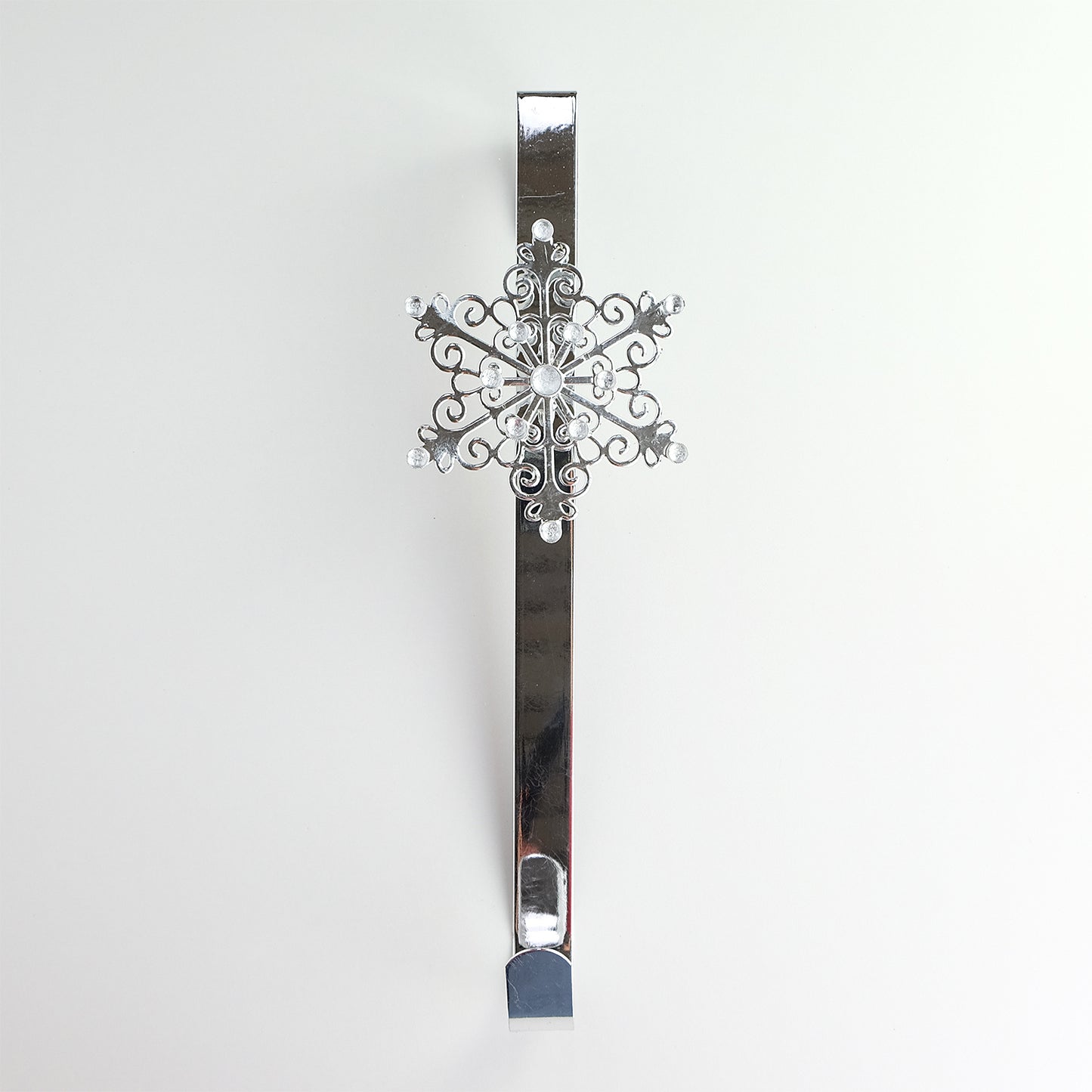 Wreath Hanger with Silver Snowflake