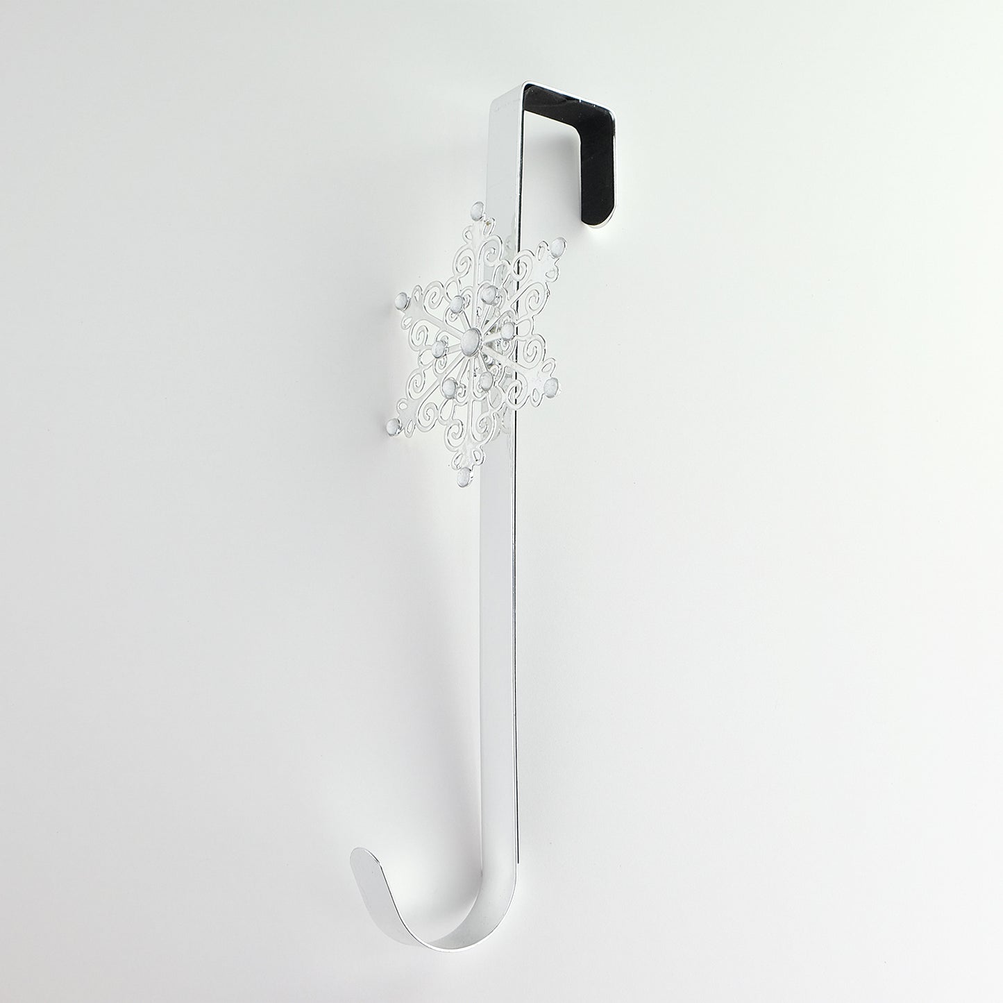 Wreath Hanger with Silver Snowflake