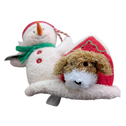 Tree Ornament - Snowman & Dog