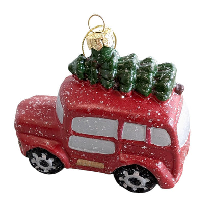 Tree Ornament - Red Car